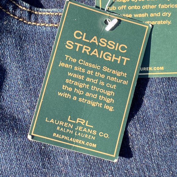 NEW Lauren Ralph Lauren Classic Straight Jean US 2 - Picture 3 of 15